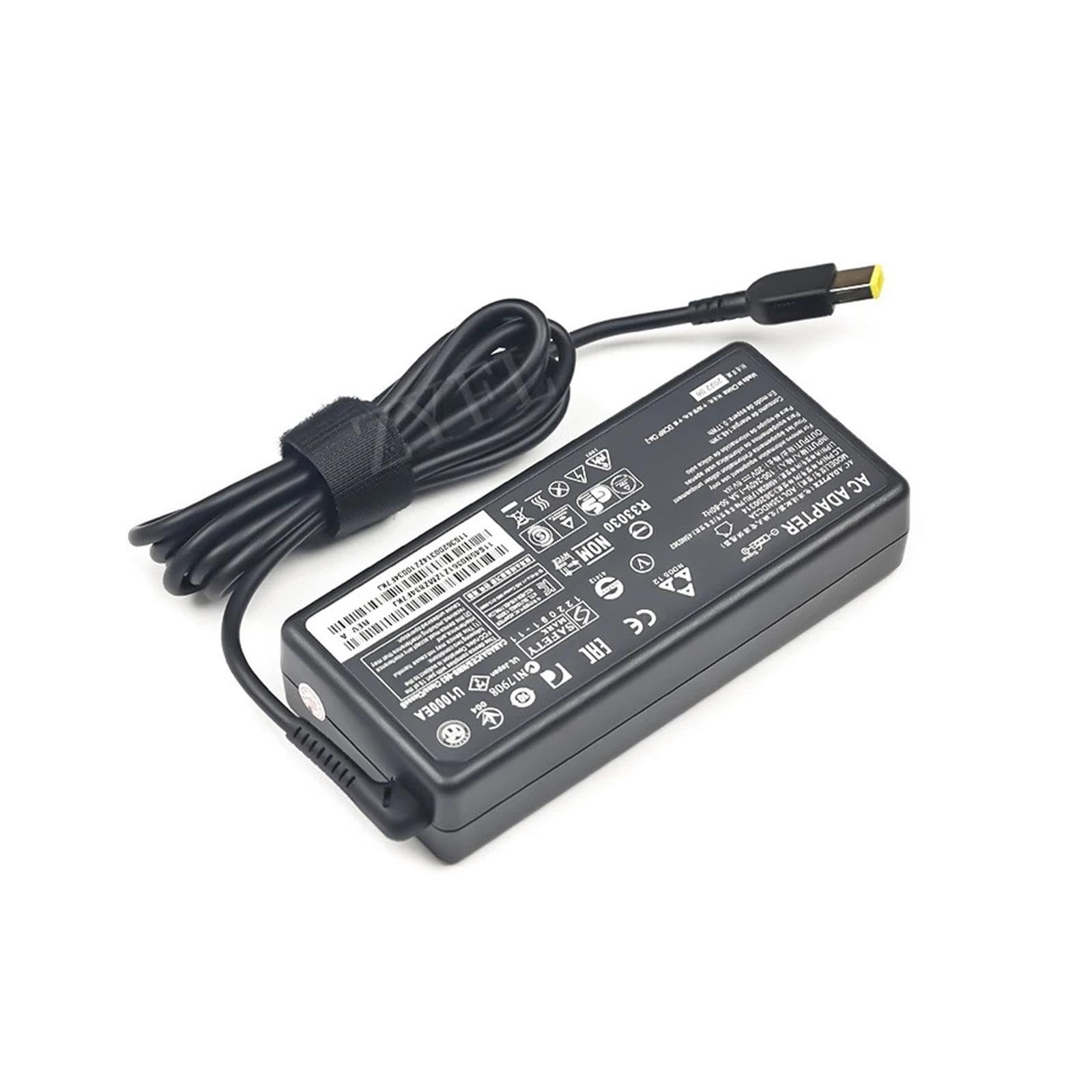 Adaptador De Corriente for Portátil, Cargador De 20V, 6A, 120W, Compatible con Lenovo, C560, C460, S515, A7300(and UK)