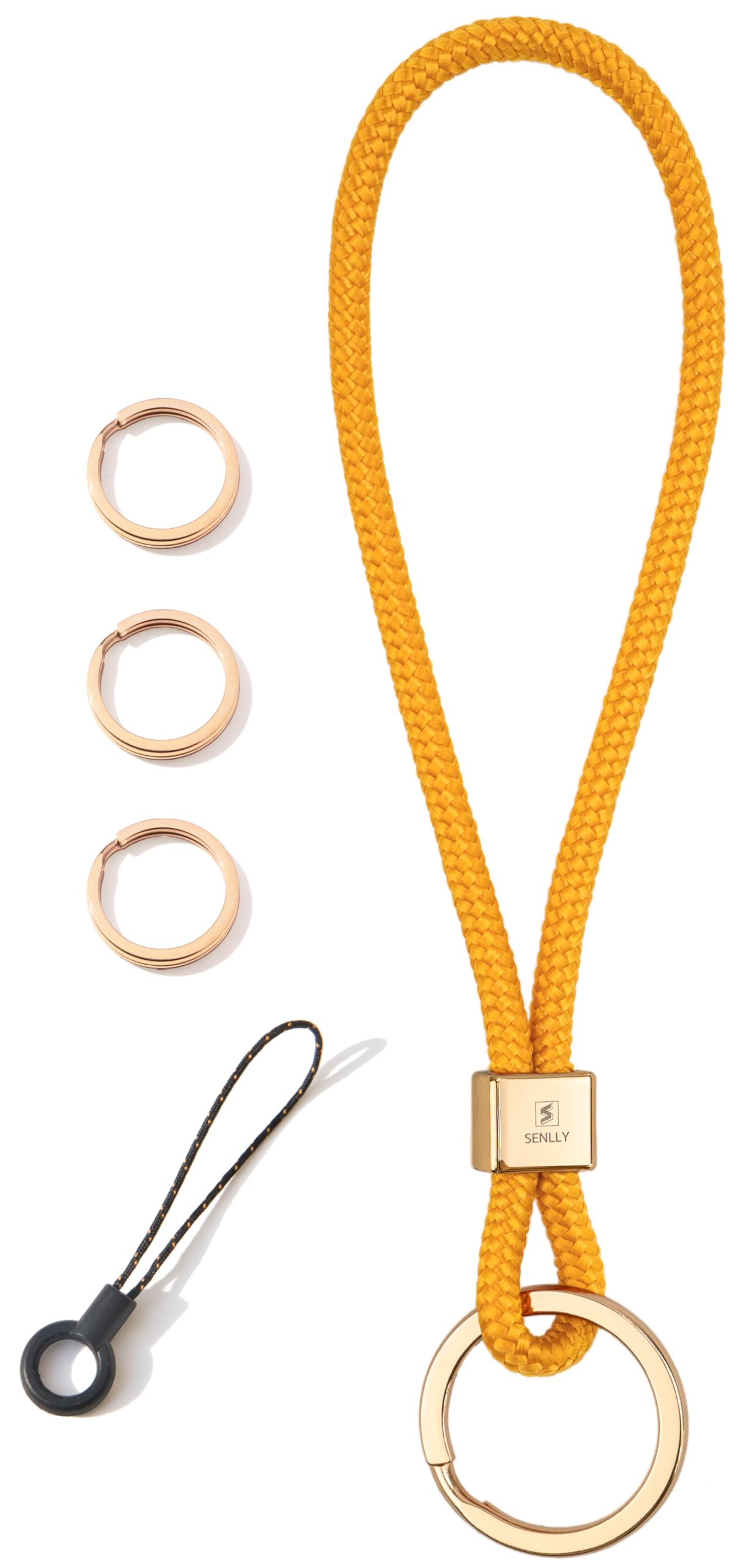 SENLLY Wristlet Lanyard Strap for Keys, Original Minimalist Design Wrist Keychain Holder