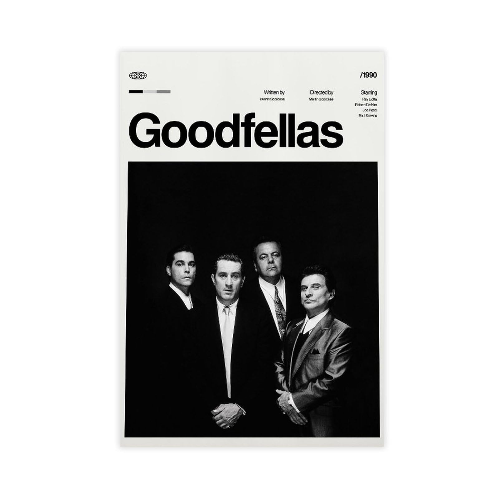 SFQQE Goodfellas Filmposter Canvas Poster Bedroom Decor Landscape Office Room Decor Gift 16x24inch(40x60cm)