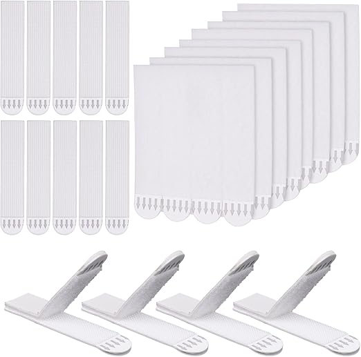 30Pairs(60 Strips) Picture Hanging Strips Heavy Duty, No Nails Picture