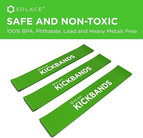 Miniatura 15 de KICK BANDS Bandas para sillas para niños con pies inquietos, paquete de 12 bandas para aliviar la ansiedad con TDAH para sillas y escritorios
