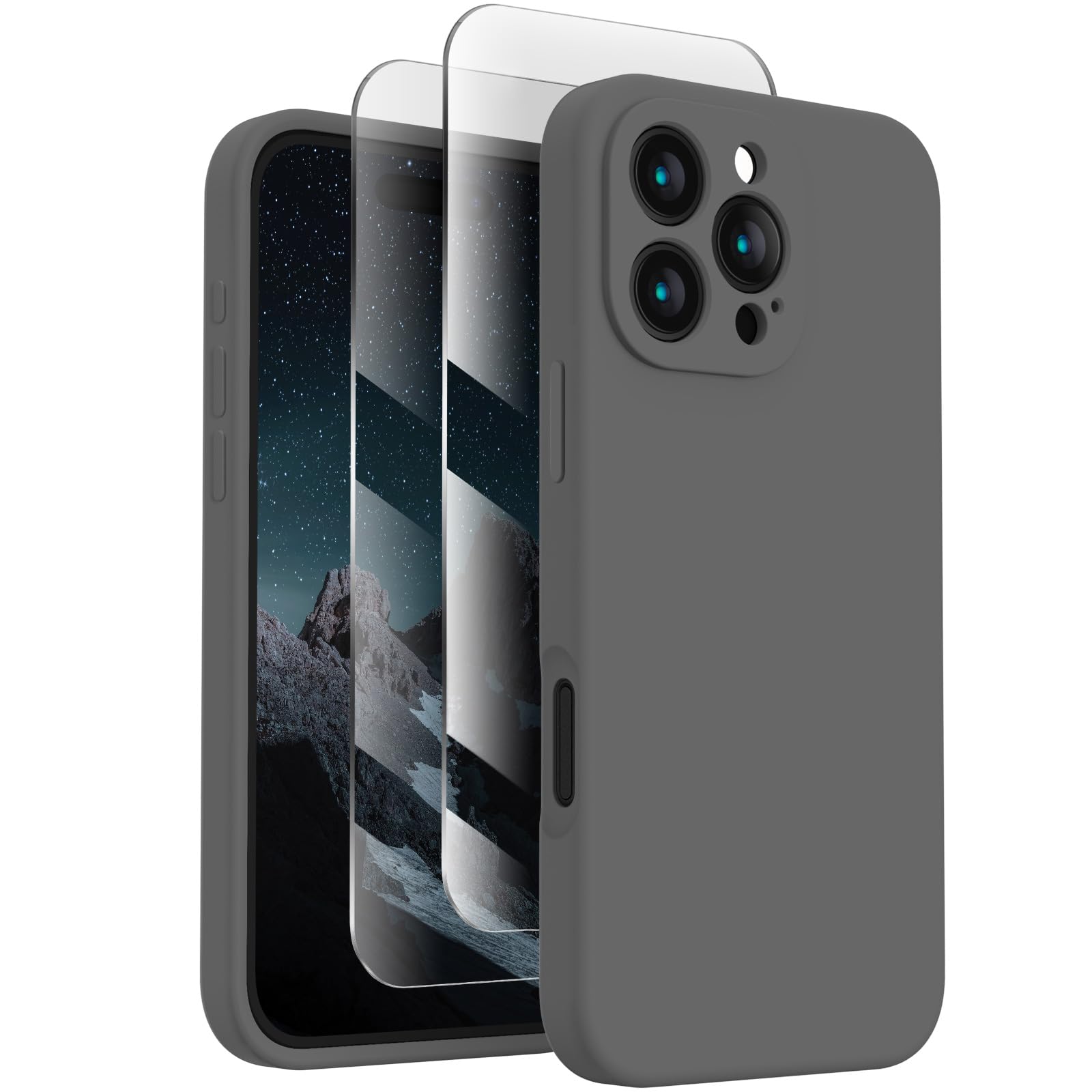 FireNova Designed for iPhone 16 Pro Max Case, 6.9", Space Gray