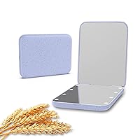 Vista 12 de Kintion Espejo de Bolsillo, Espejo de Maquillaje de Viaje LED Compacto de 1X/3X Aumento con Luz para Bolso, de 2 Caras, Portátil, Plegable, de Mano