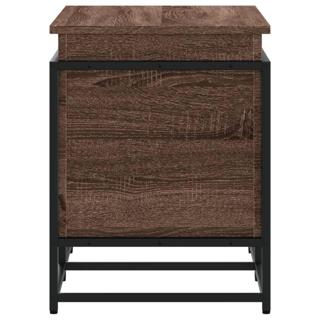Aufbewahrungsbox mit Deckel Eichen-Optik 100x40x51,5 cm Ordnungsbox Aufbewahrung Organizer Kleideraufbewahrung zum Kleidung, Schlafzimmer, Haus, Büro