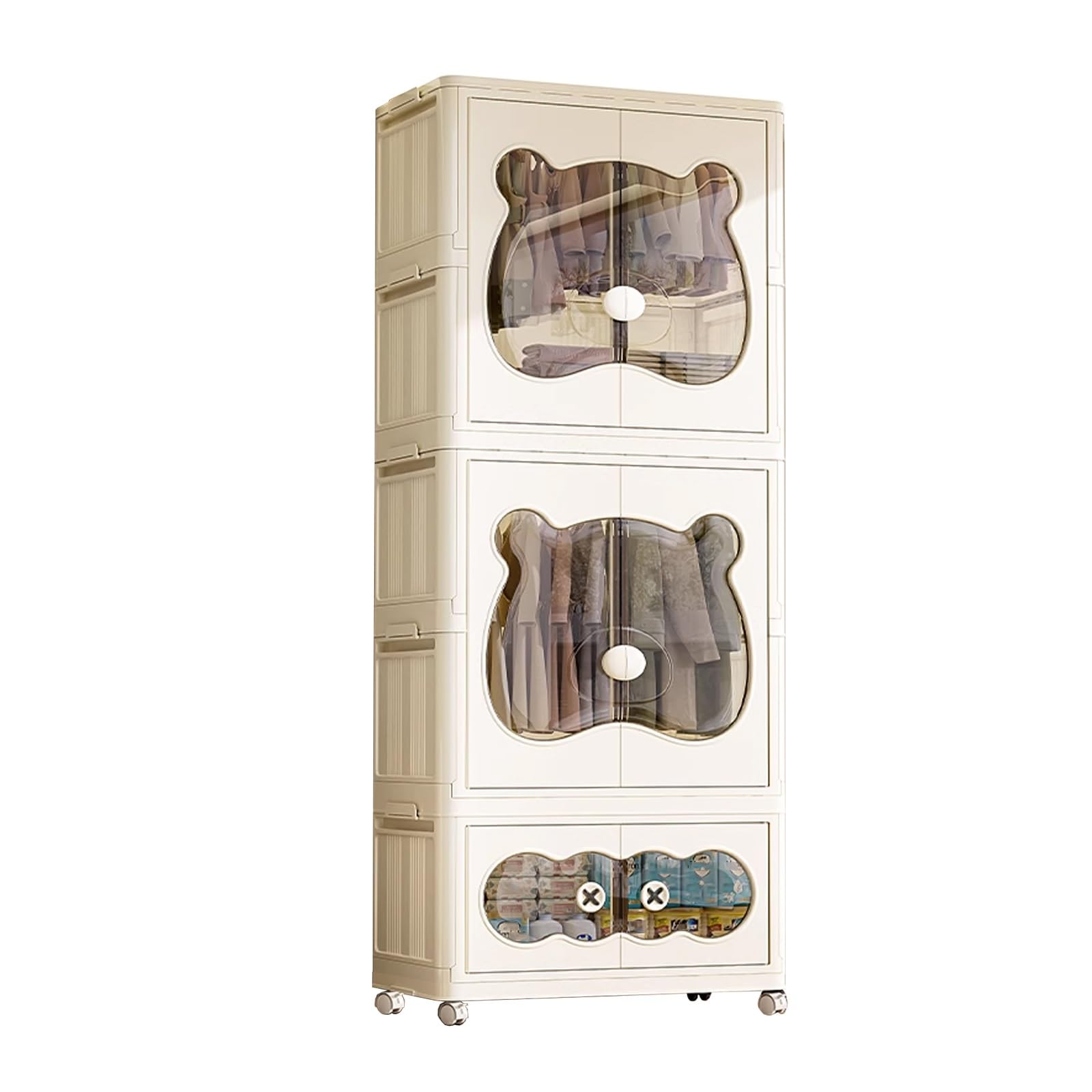 Cabina Armadio Angolare Cameretta con Asta Appendiabiti Rella Appendiabiti con Ruote Richiudibile Grande Capacità per Camera da Letto, Soggiorno e Balcone(71 * 40 * 177cm)
