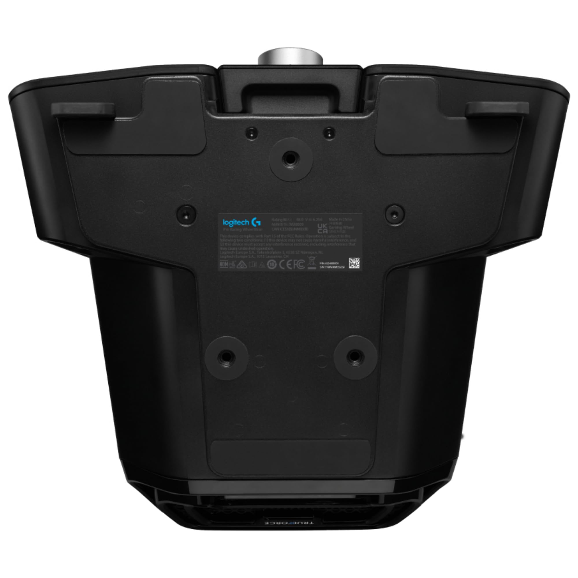 Logitech G PRO Racing Wheel, PC, fuerza de 11 N⋅m, accionamiento directo | Force Feedback TRUEFORCE, palancas magnéticas, doble embrague, pantalla OLED, desacople rápido, distribución PRO - Negro