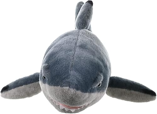 Miniatura 2 de Wild Republic Peluche de tiburón con punta negra, animal de peluche, regalos de peluche para niños, Cuddlekins de 20 pulgadas