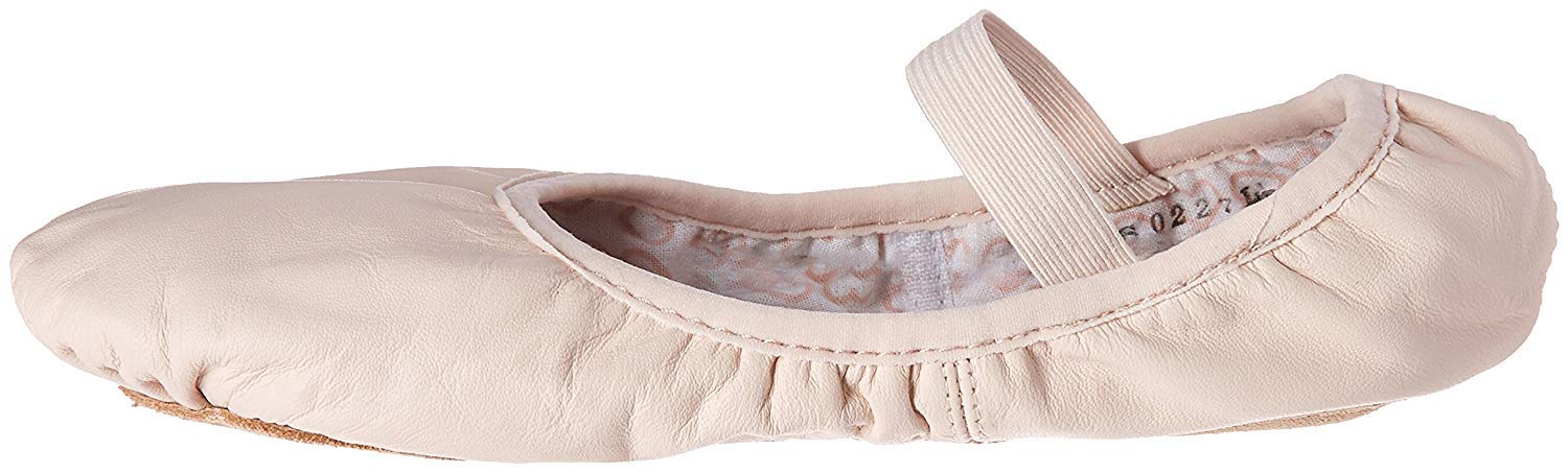 Bloch Women's Dance Belle Full-Sole Leather Ballet Shoe/Slipper, Theatrical Pink, 8.5 C US