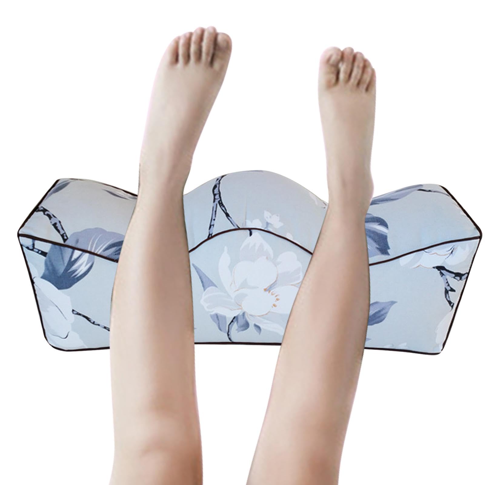 Almohada elevadora de piernas – Cojín para pies de apoyo para | Almohada transpirable para levantamiento de rodillas, cojín elevador de piernas para casa, viajes, para mujeres y hombres | Almohada transpirable para levantamiento de rodillas, cojín elevado