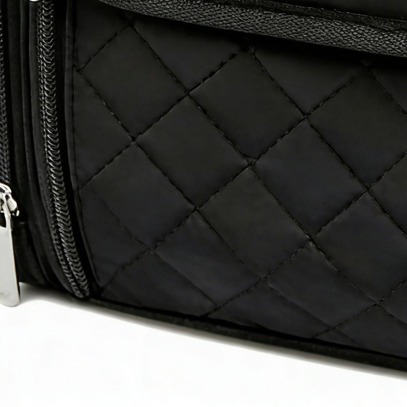 Trucco da Viaggio - Zuppa di stoccaggio articoli da toeletta dése Trucco, design portatile, organizer per cosmetici | Custodia da viaggio per affari Hotel Bagno Palestra Doccia AV, nero, Consulte la