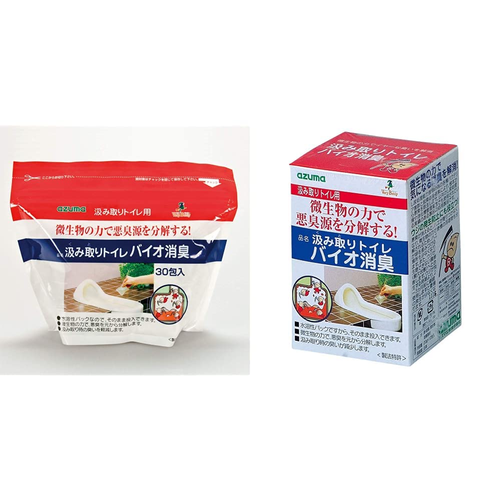 Amazon.co.jp: アズマ 消臭剤 TK汲み取りトイレバイオ消臭30包入 20g