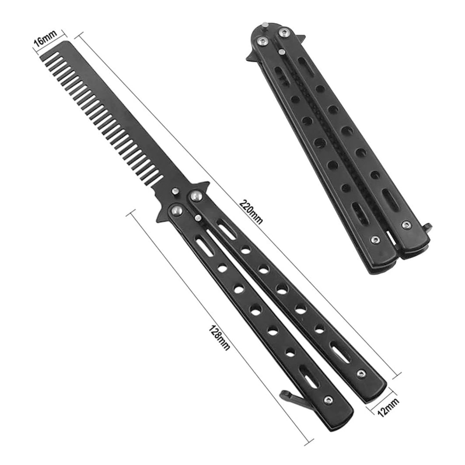 1 pcs Butterfly Comb, Foldable Hair Comb, Beard Combs, Practice Butterflys Comb, Flipping Trick Combs, Salon Beauty Tool - Image 3