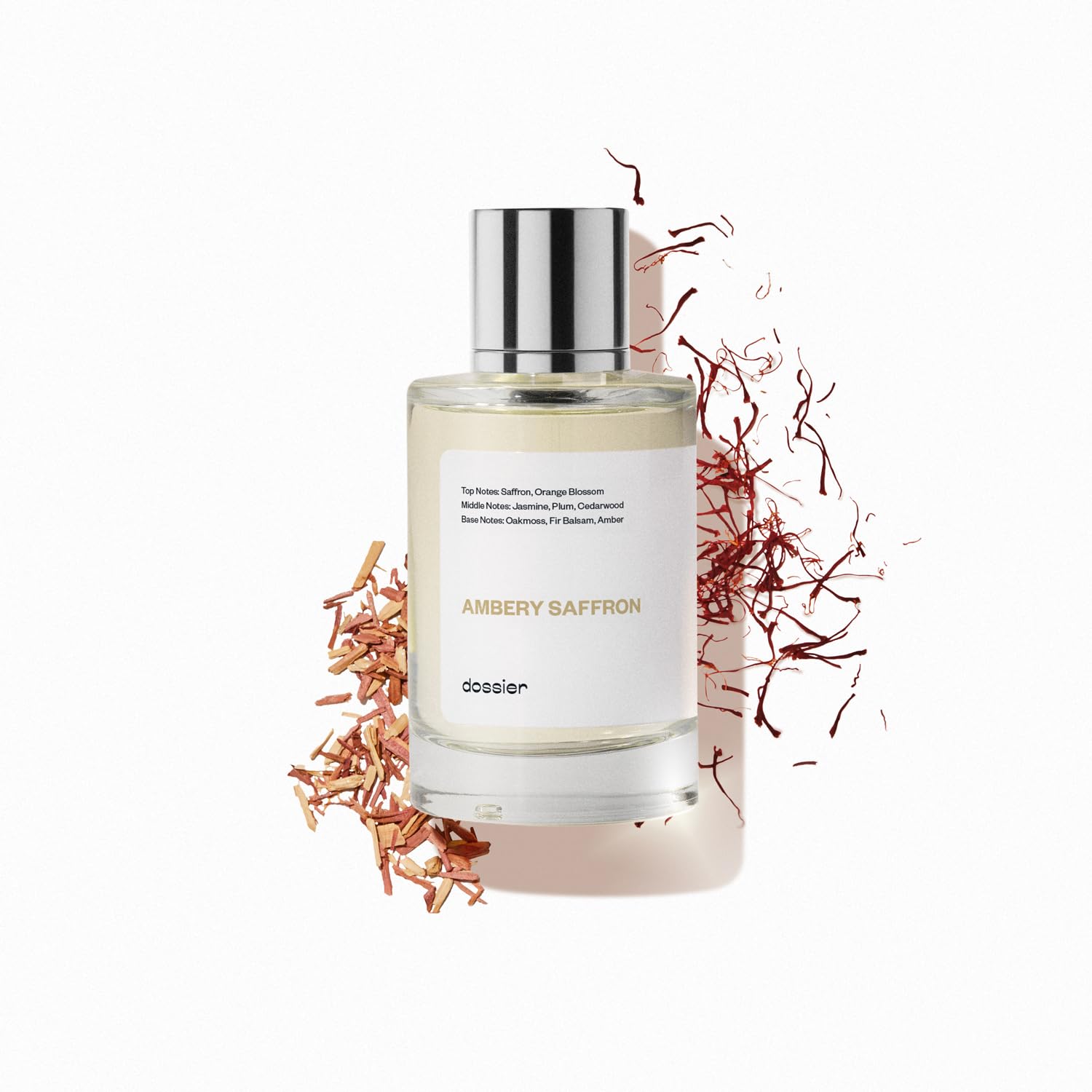 Dossier - Ambery Saffron - Eau de Parfum - Inspired by Luxury Perfume 5.40 - Vegan, Unisex Perfume Spray - 3.4 Fl Oz (100ml)