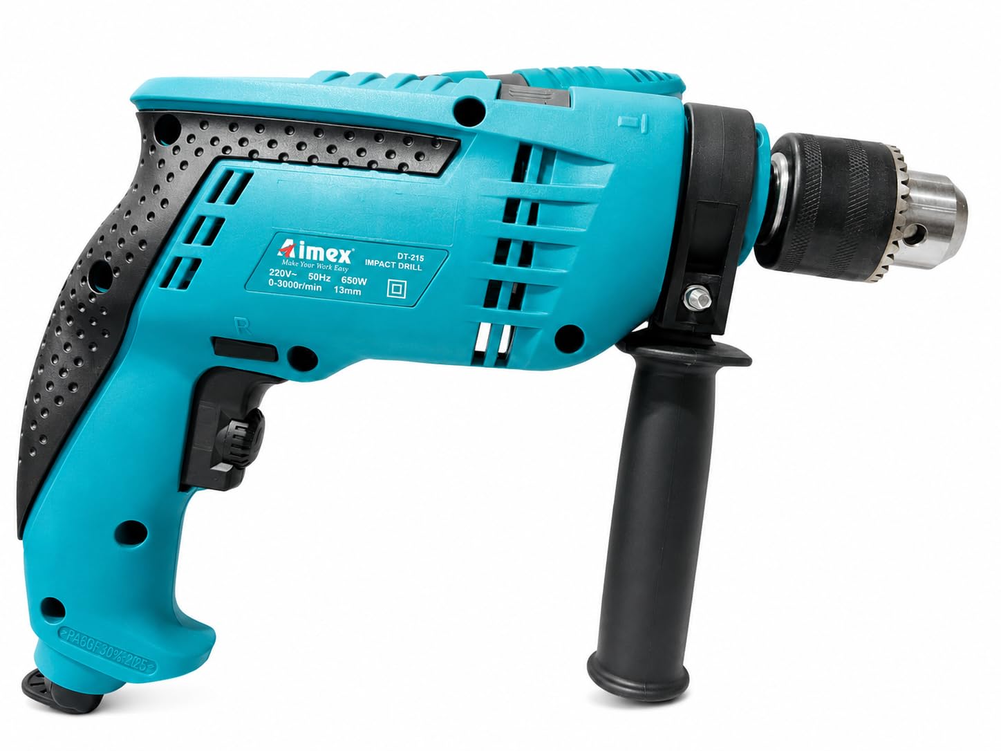 IIMEX 215 Corded Electric Impact Drill | 600 W Motor | Speed upto 3000 RPM | Rated Torque of 1.4 Nm | Impact rate upto 30000 BPM | Double Insulation |-image-14