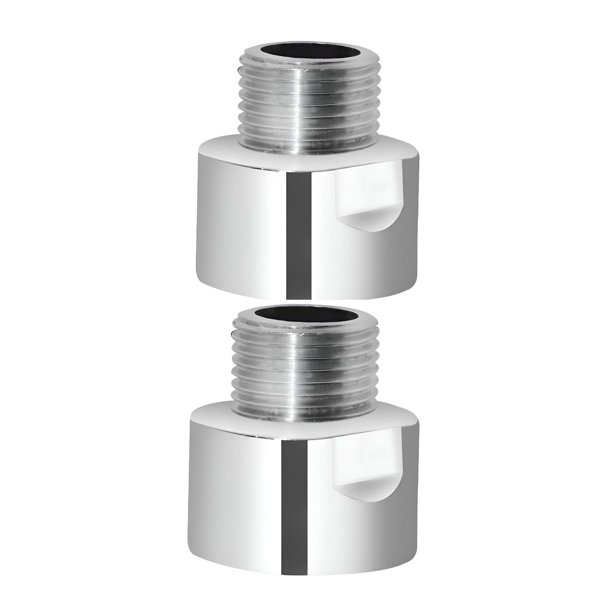 KINIK CP Brass Extension Nipple(Length 1" Inch, Thread Size 3/4" Inch(Female) X 1/2" Inch(Male))(Pack of 2)