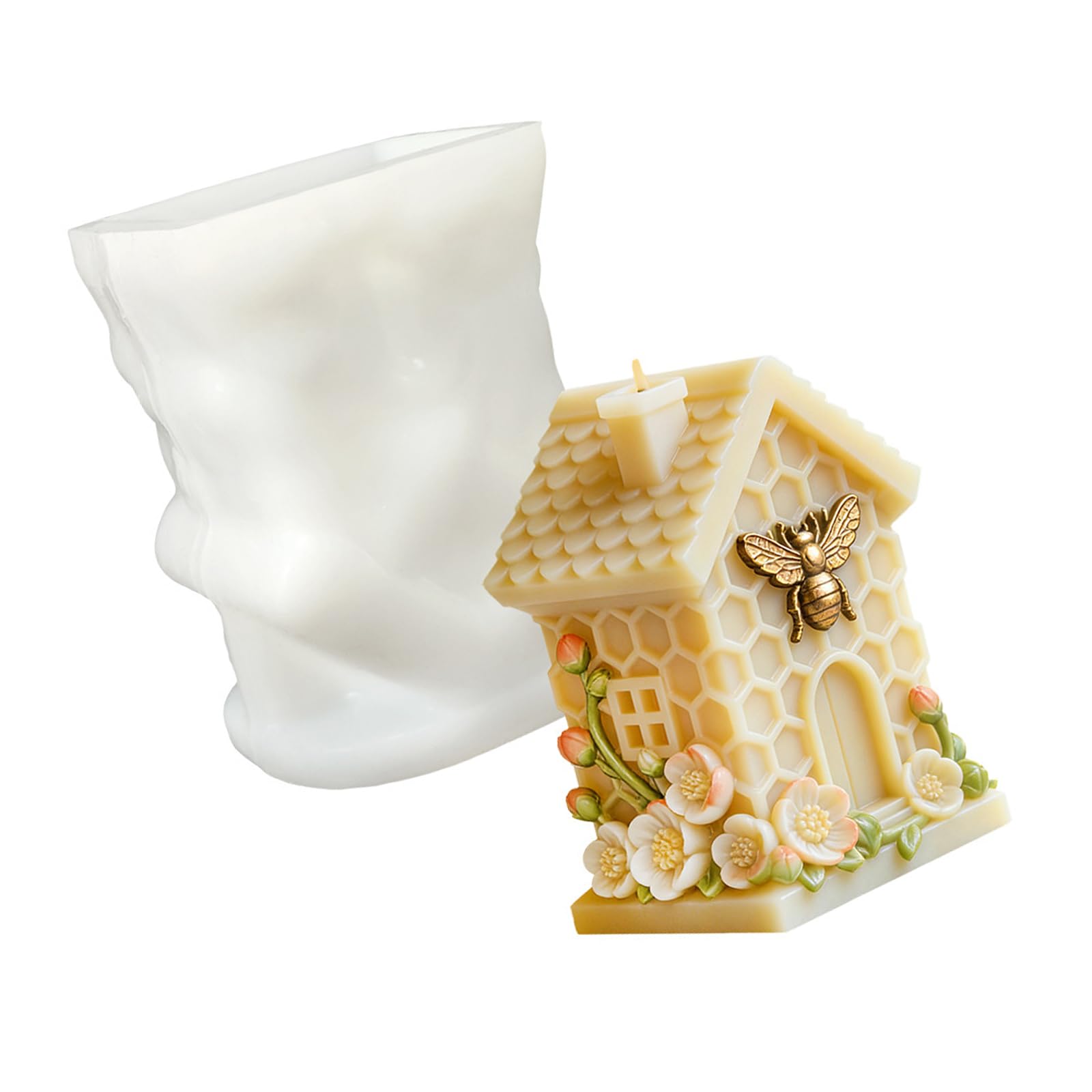 Kaeltsyn Professional Silicone Making Cylindrical Shape for Realistic Honeycombs Creation Maker