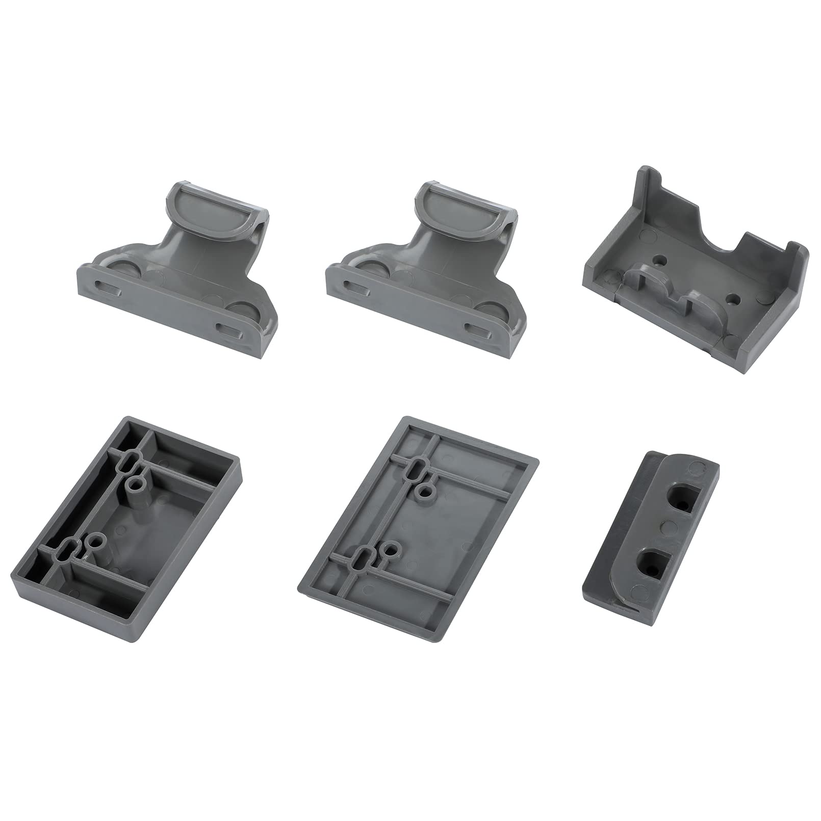 Looxii Replacement Parts for Retractable Baby Gate Full Set Hardware Grey