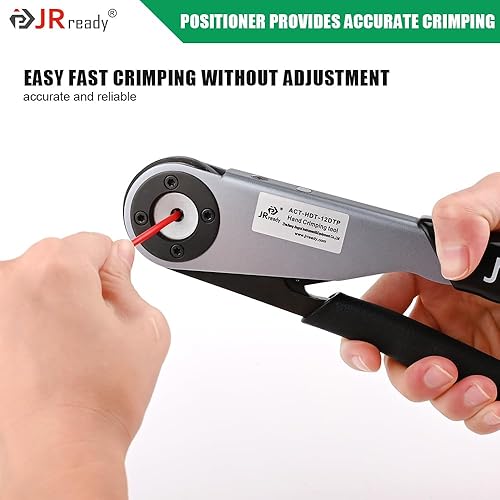 Miniatura 20 de JRready Posicionador P-16DT-NUEVO para contactos de crimpado de herramienta de crimpado ACT-HDT adecuado para contactos sólidos #16 Deutsch DT