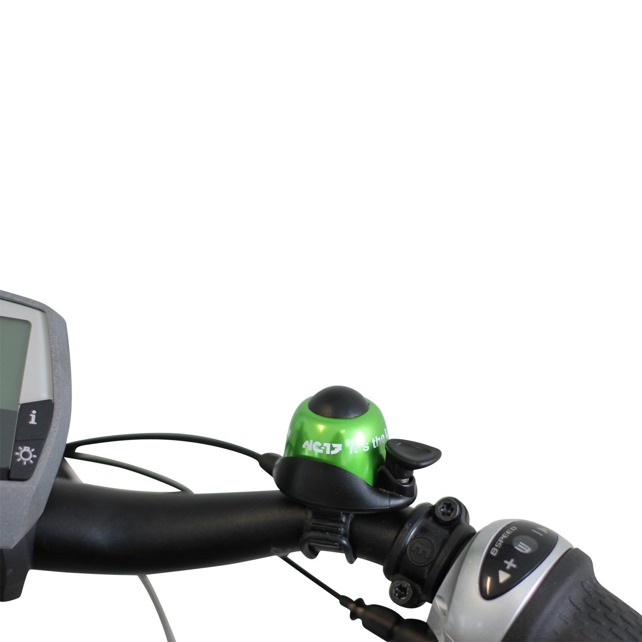 NC-17 dzwonek rowerowy z aluminium, do wszystkich rowerów, klaksonu rowerowego, wyraźnie słyszalny dźwięk, 6