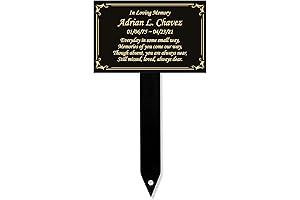 Personalized Memorial Plaque Stake: A Lasting Tribute to Your Loved One