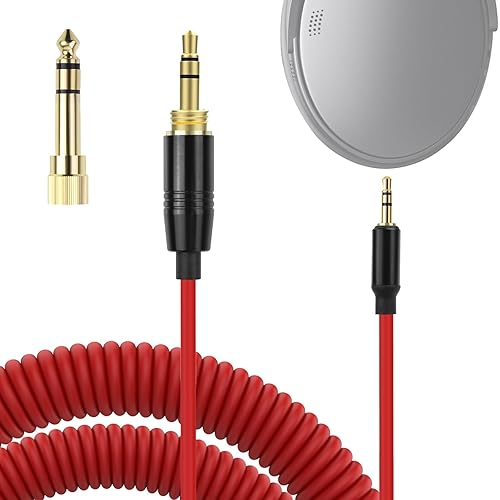 Toxaoii QC45 - Cable de audio en espiral compatible con auriculares Bose QuietComfort QC 45, QC35 II, QC 35, OE2 OE2i Soundlink SoundTrue con