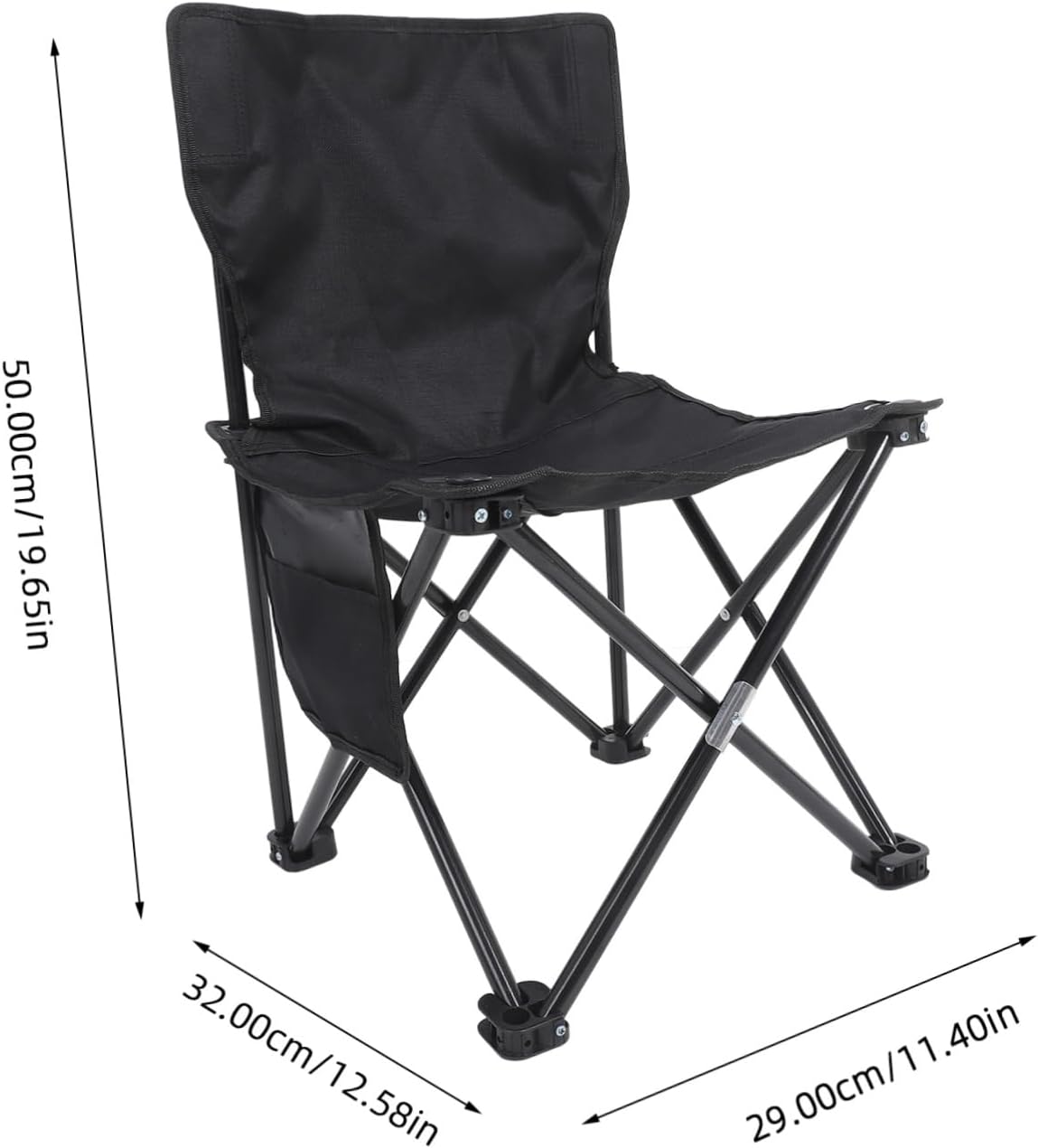 Lightweight Portable Folding Chair Ergonomic Outdoor Camping Stool Versatile Fishing Seat Stable Design for Hunting Picnic and Leisure Use
