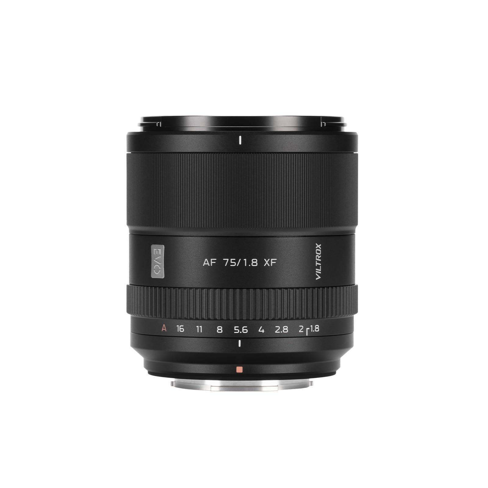 VILTROX AF 75 mm F1.8 EVO APS-C XF, obiettivo leggero con messa a fuoco automatica con grande apertura F1.8, anello di apertura continuo e motore STM, compatibile con Fuji X-Mount, ideale per ritratti