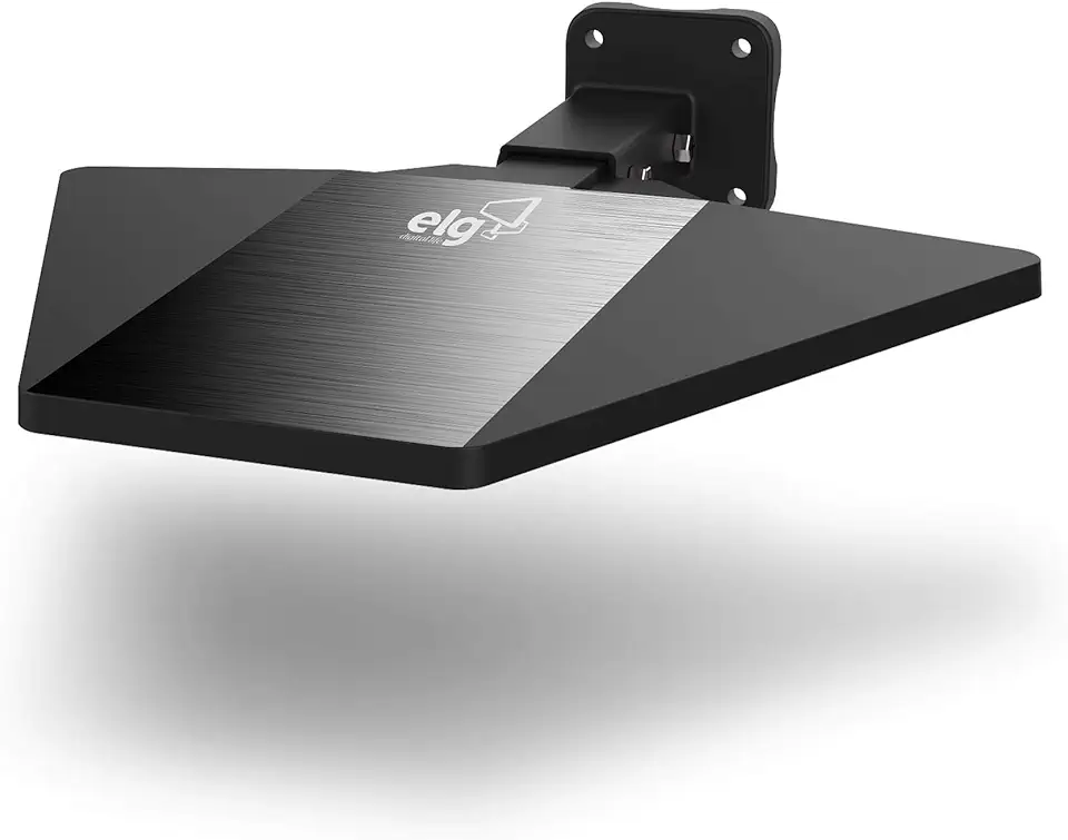 Antena Digital Externa para TV Wave, Cabo de 10m, Ganho de 8dB, Alcance 60km, Compatível com Sinal Analógico e Digital, Cinza, HDTVEX800PLUS, ELG