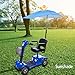 Sunshade Canopy for Mobility Scooters – UV & Rain Protection Electric Wheelchair Umbrella (Only Works with Scooters & Power Chairs Equipped with 1