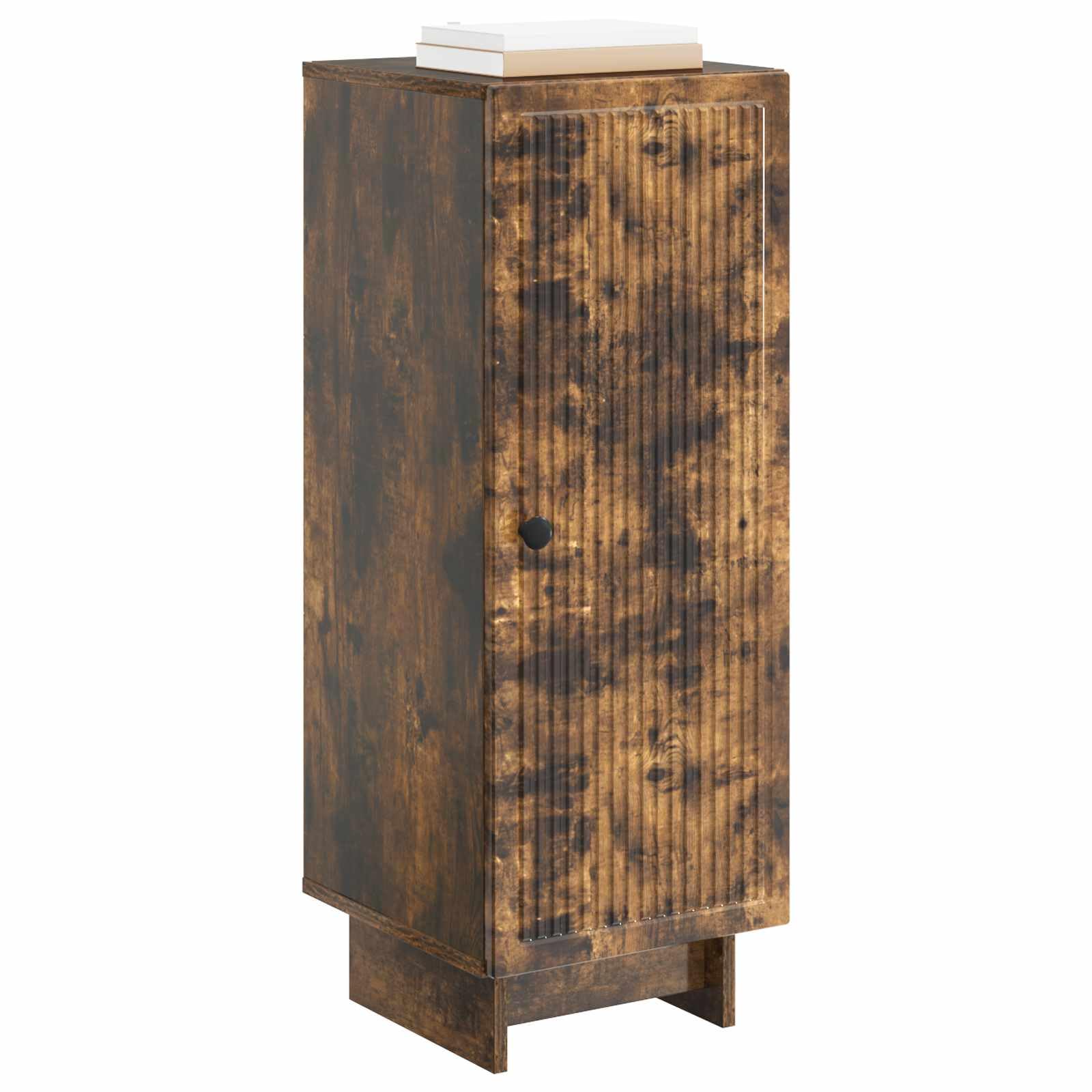 Credenza in rovere affumicato, 33 x 34,5 x 90 cm, in legno