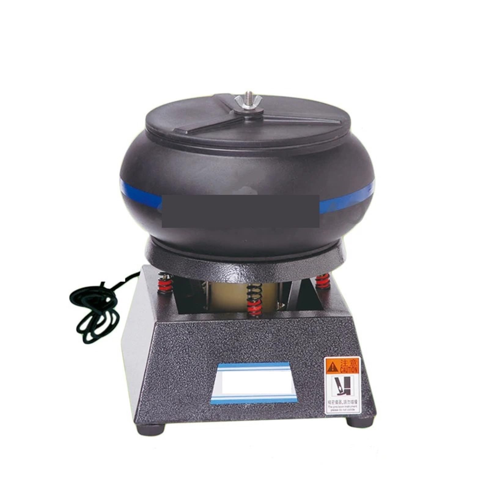 JVDDI Vibration Grinding And Polishing Machine 12 Inch Metal Jade Jar Polishing Machine Tumbler Jewelry Finisher Lapidary