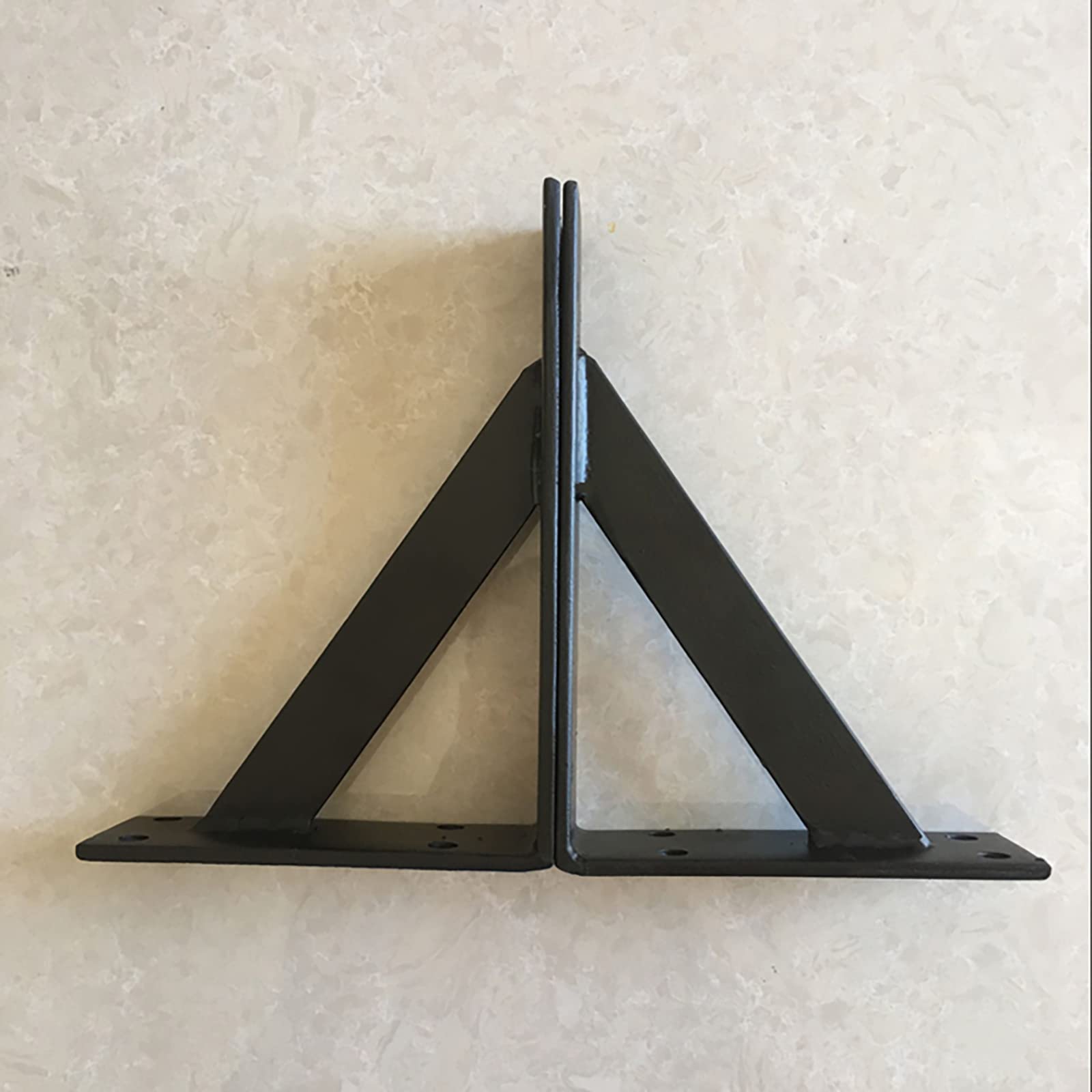 2 Stück Schwerlastkonsole,5mm Dick,Tragkraft 500 kg,Regalträger,Wandhalterung für Regalbrett,Metall Winkelkonsole für schwere Lasten Regale,Winkelträger für Wandmontage (35cm/13.7in)