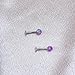 4mm Opal Cartilage Labret Helix Stud Earrings 316L Surgical Stainless Steel Round Ball Natural Birthstone Tragus Monroe Studs Lip Nose Rings Fashion Medusa Body Piercing Jewelry Gifts for Women Men