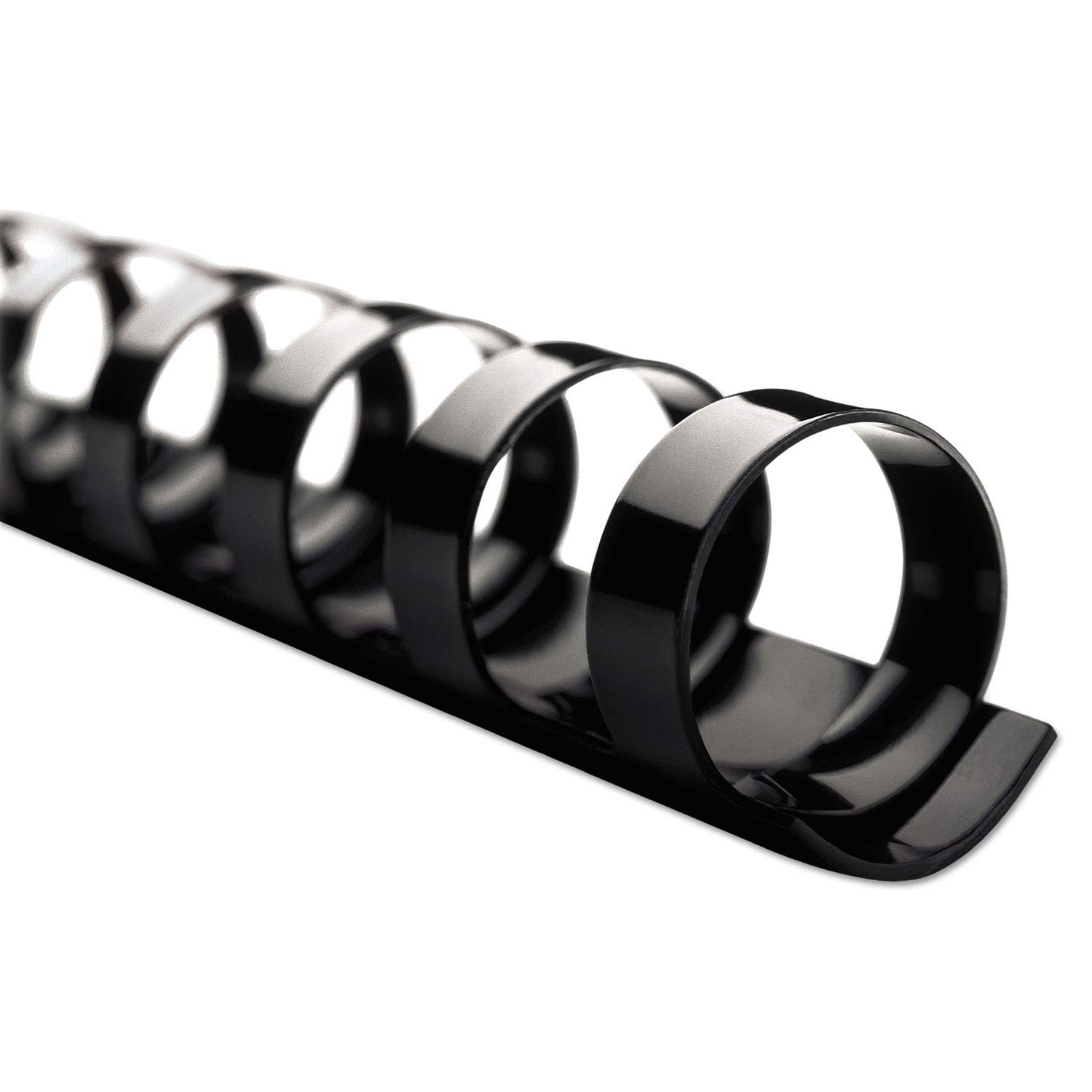 CombBind Peignes Standard, 1/5,1 cm de diamètre, capacité de 90 feuilles, noir, 100/Box