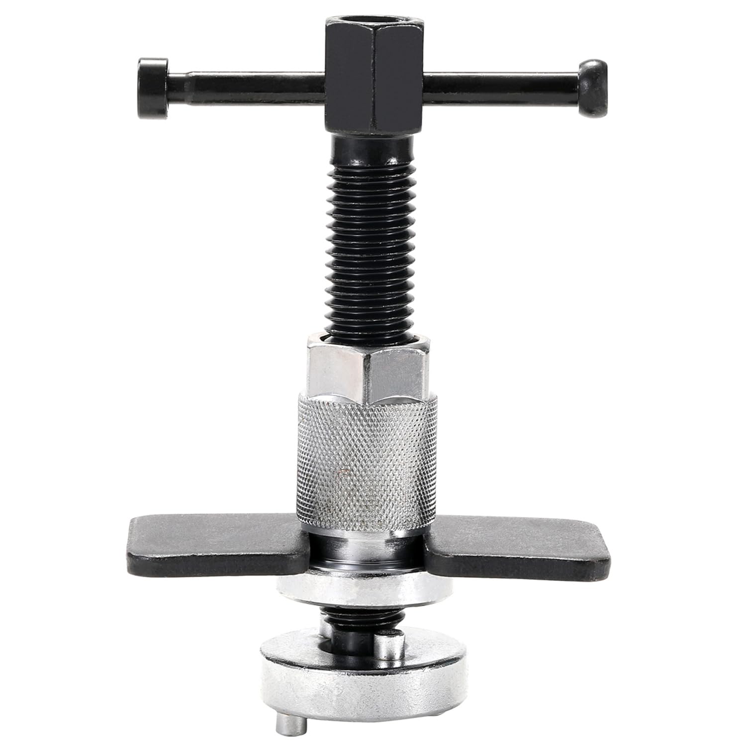 Greluma Strumento riavvolgimento del pistone della pinza freno disco,Strumento riavvolgimento pistone freno,Set strumenti il ripristino delle pastiglie freni posteriori dell'auto con maniglia destra