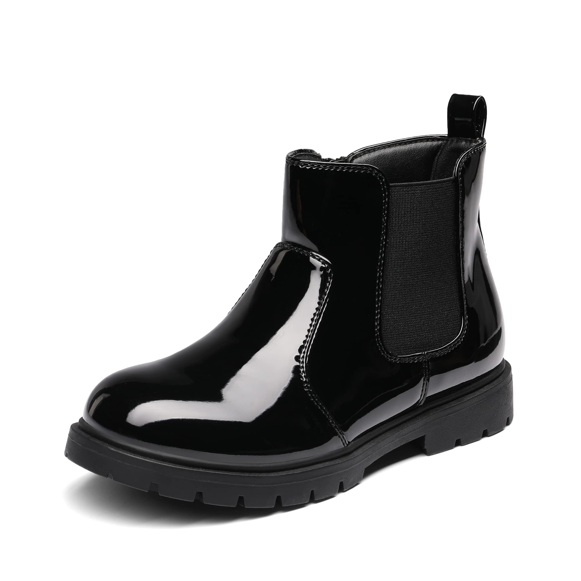 DREAM PAIRSGirls Boots Ankle Boots for Kids Side Zipper Chelsea Boots  School Shoes Little Kid/Big Kid