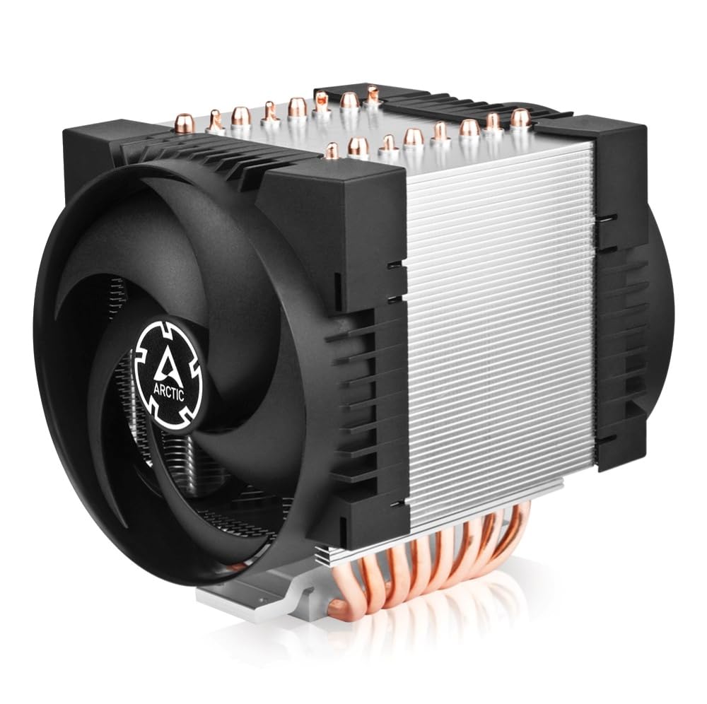 ARCTIC Freezer 4U-M (Rev. 2) pour AMD : SP6, sTR5, SP3, TR4, sTRX4, sWRX8 et Intel : LGA4710, LGA4189, LGA4677, 4U & UP, Refroidisseur de CPU Serveur, 2 x 120 mm Ventilateurs, 400-2300 RPM,