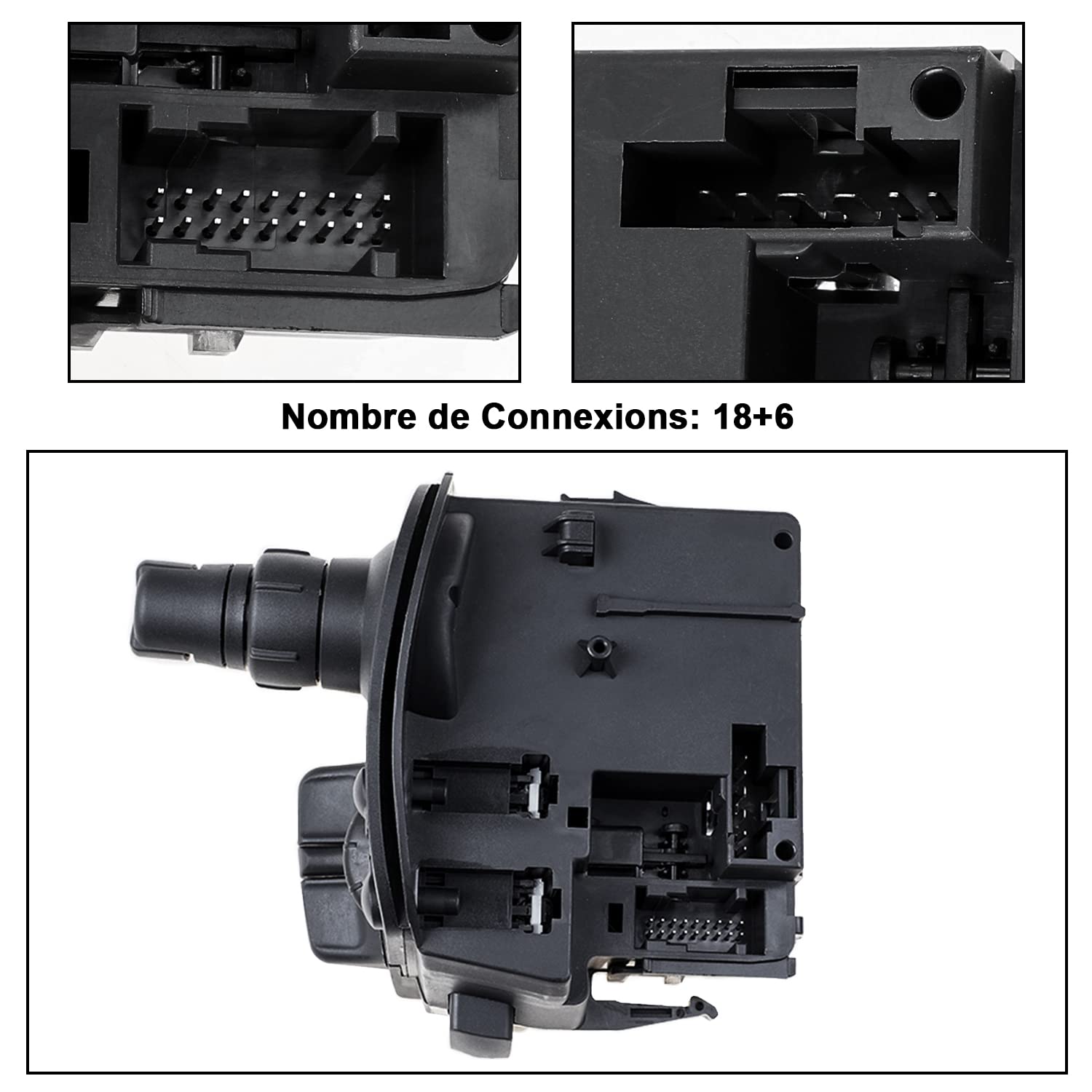 YAOPEI Commodo Essuie Glace Clio 3 Kangoo 2 Modus 2005-2012 7701068115 8201590631 Commande Essuie-Glace Radio Clignotant