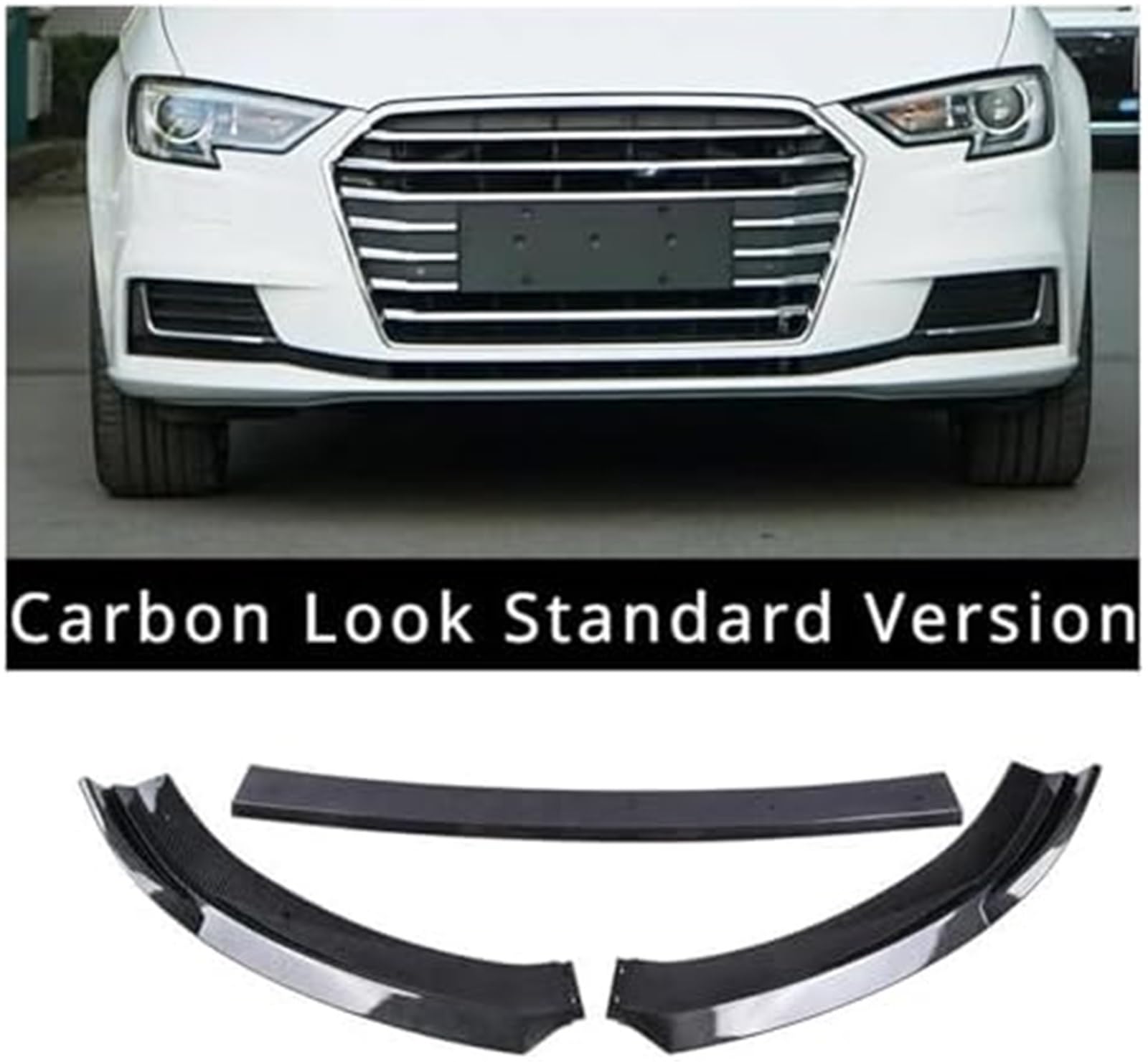 Splitter, dla A3 8V, dla dla Sline, S3 Standard Sedan Wersja