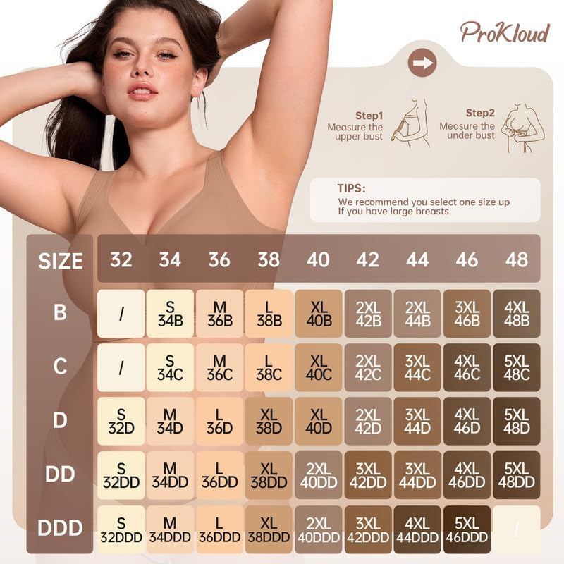 Jelly Bras for Women No Underwire Wireless Bra with Support and Lift Full Coverage Plus Size Comfy Seamless Bra - Image 7