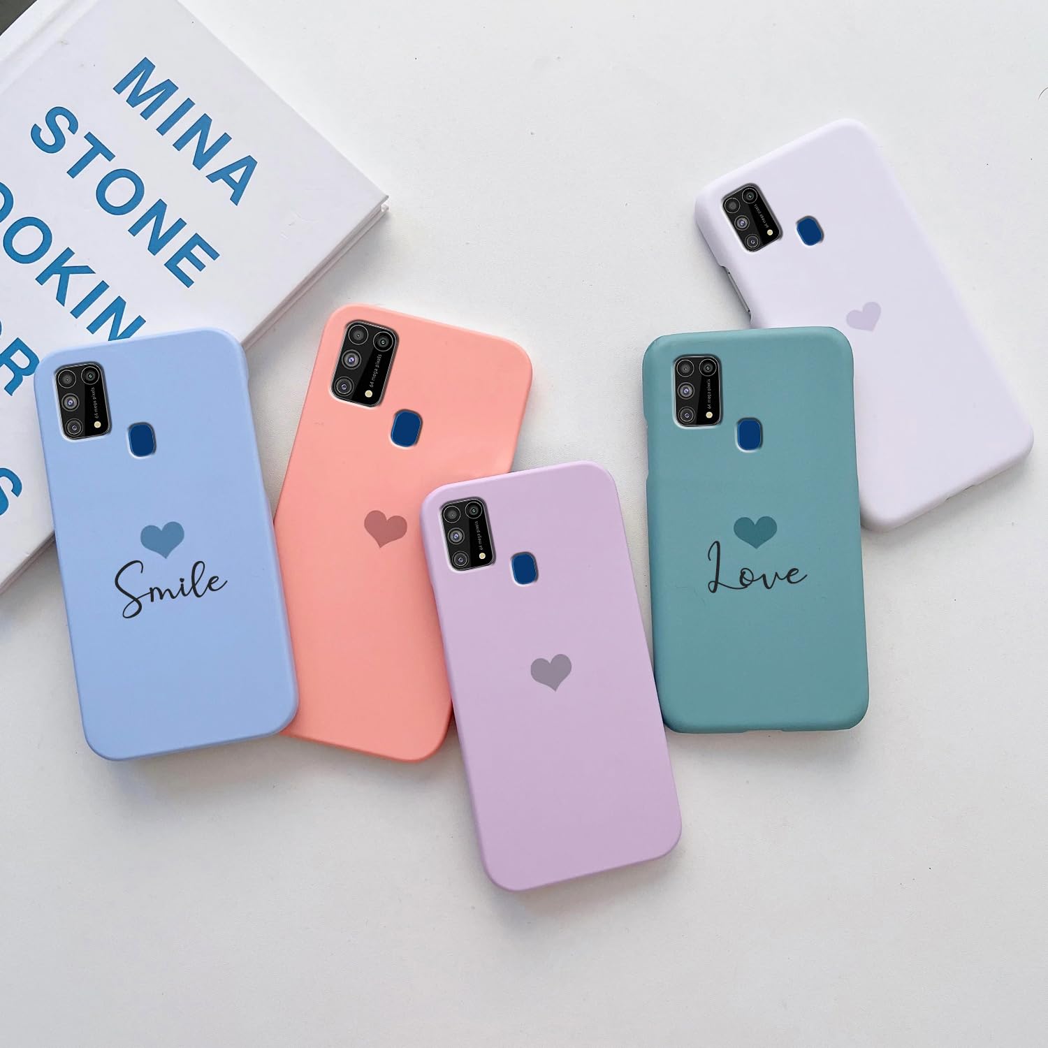 COLORflow Back Cover case Compatible with Samsung M31 / F41 | Pastel Hearts Color Customized Back Cover Compatible with Samsung Galaxy M31 / F41 (B0CZ9H8RGJ) Amazon Price History, Amazon Price Tracker