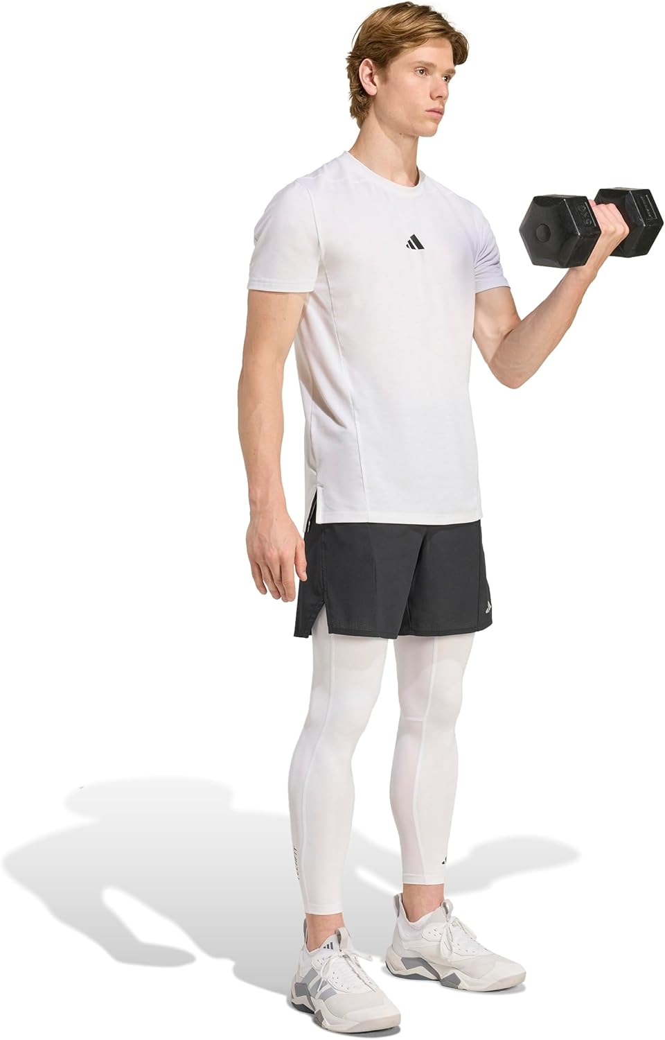 Adidas Mens Techfit Compression Training Long Tights - Image 2