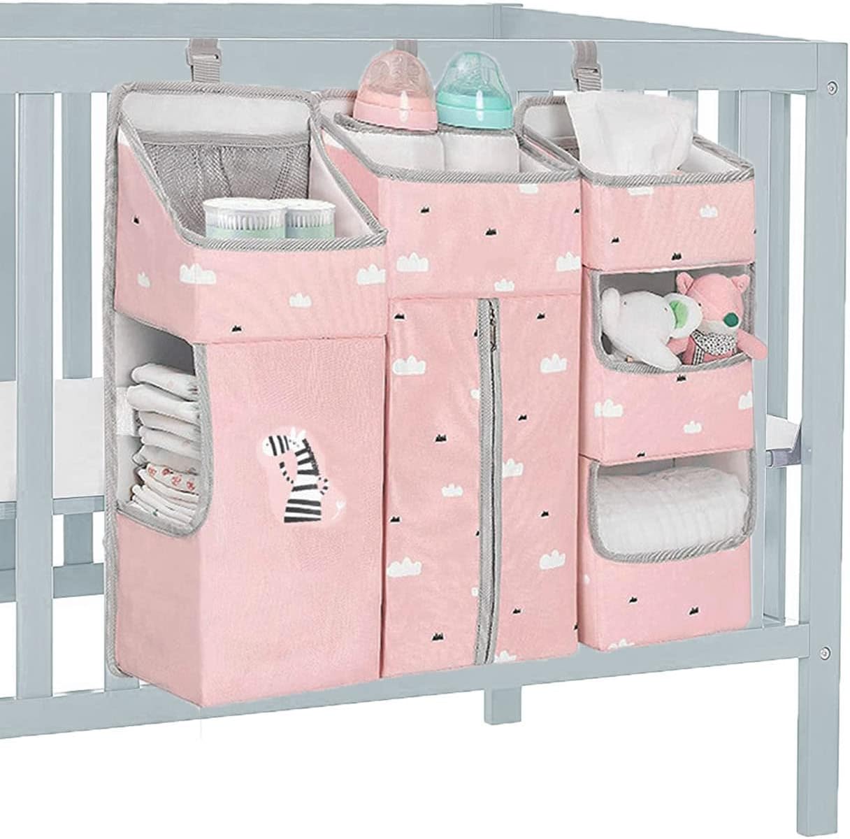 Llama Bella Hanging Diaper Caddy Baby Diaper Organizer