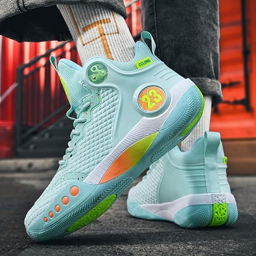Dhovor Men's Women's Basketball Shoes, Teenager Fashion Basketball Sneakers, Anti Slip Lightweight Basketball Trainers, Sports Shoes For Mens Outdoor And Indoor #TOP4