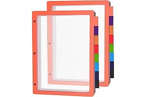 16-Count File Dividers with Tabs for a 3-Ring Binder