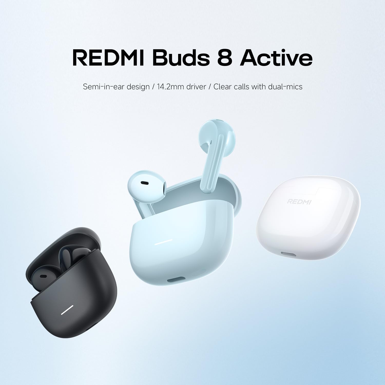 Amazon.com: Redmi Buds 8 Active, Wireless Earphones with Semi-in