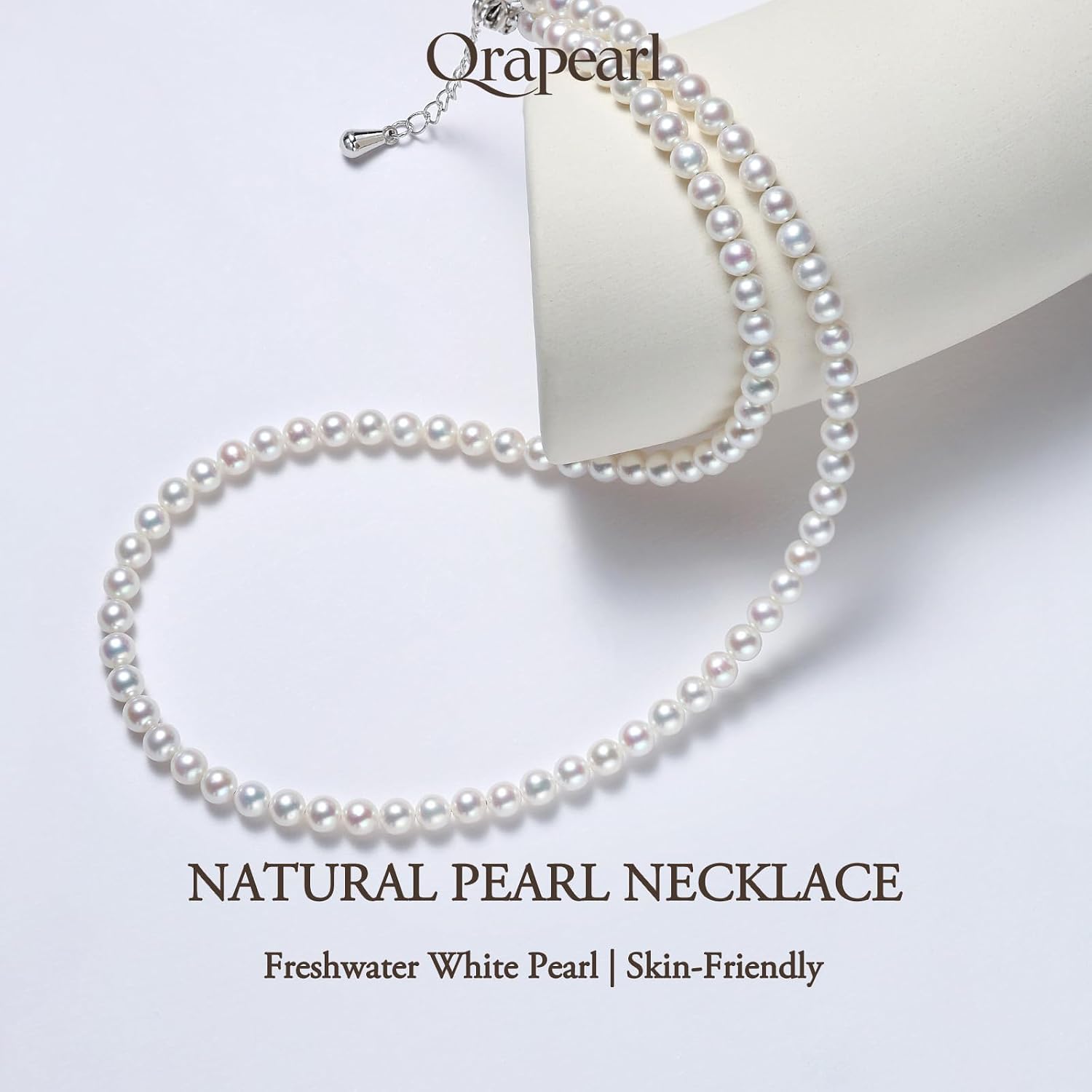Natural Pearl Necklaces for Women AAAA Freshwater Pearl Strands Pearl Choker Necklace Pearls Jewelry Gifts for Wife Mom Girlfriend Her Christmas Wedding Birthday Anniversary