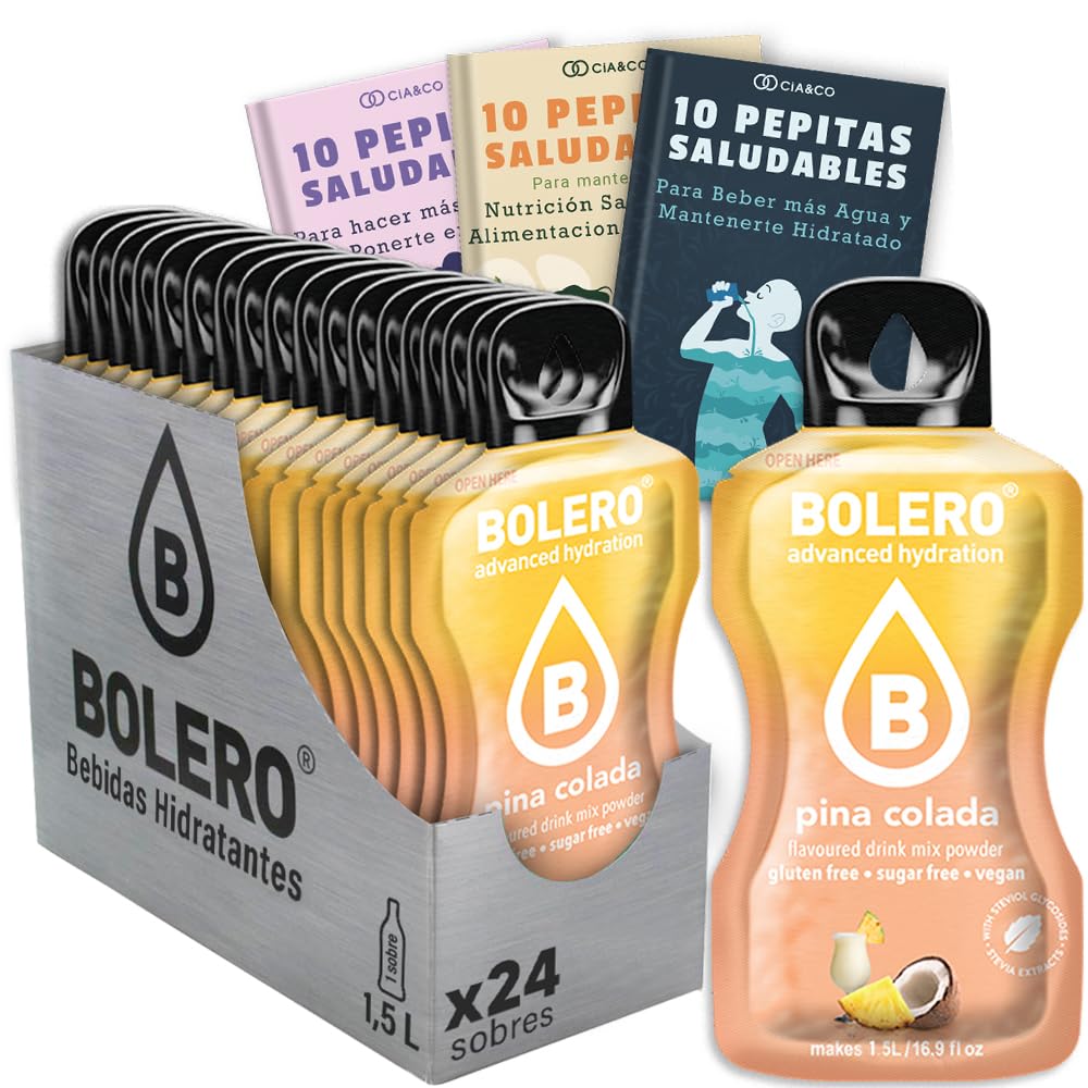 24 x Bebida Bolero COLA Hidratante Sin Azucar (24x9 grs) + 30 Pepitas Saludables para una vida más sana by Cia&Co — view 77