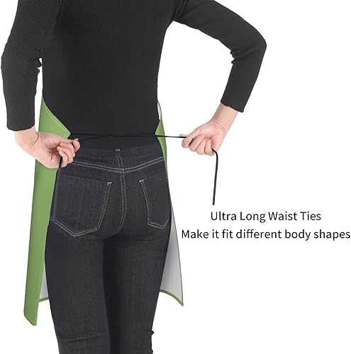 Miniatura 4 de Delantal personalizado para hombres y mujeres, niñas, niños, personalizable, nombre, texto, logotipo, imagen, foto, ajustable, con dos bolsillos