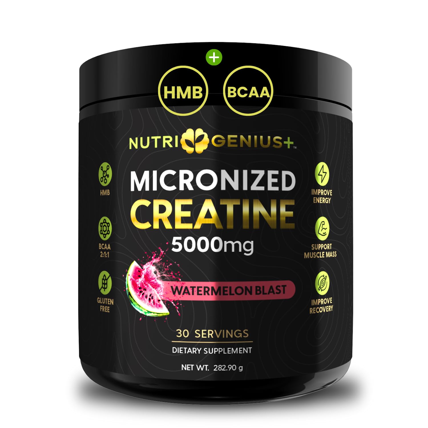 Creatine Monohydrate 5g with BCAAs